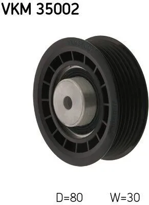 Produktbild von SKF VKM 35002 Umlenkrolle Keilrippenriemen für OPEL Corsa B Schrägheck (S93) Astra F CC (T92) Astra F Caravan (T92) Astra F Limousine (T92)