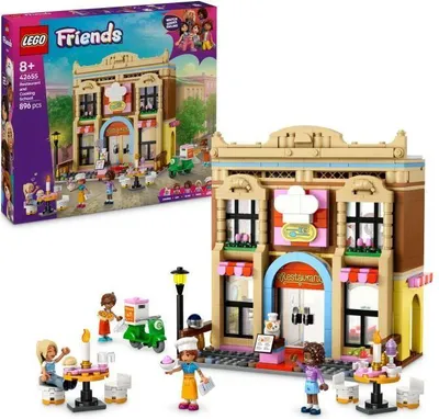 Produktbild von LEGO Friends 42655 Restaurant und Kochschule Bauset für Mädchen