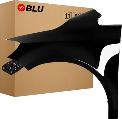 Produktbild von BLU Kotflügel Passend für Volkswagen Golf VI+ / Golf 6 PLUS L041 LO41 Links Schwarz Schwarz | 2009-2013 | Vorderseite Vorne | Lackiert | Einbaufertig