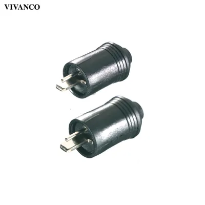 Produktbild von ViVanco™46/60 01, LS, Schwarz, Männlich, Gerade, 1,5 mm², 2 Stück(e)