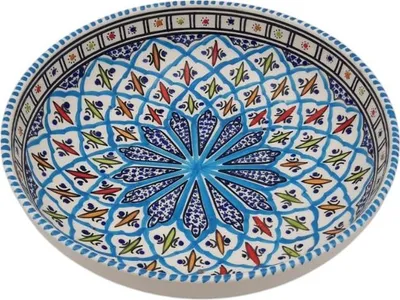 Image de Jatte Bakir turquoise - D 26 cm