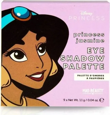 Obrázek produktu pro Mad Beauty Princess Jasmine Mini Eyeshadow Palette (9 x 1,1 g)