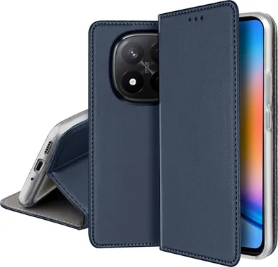 Immagine prodotto di ETUI SKÓRZANE do Xiaomi Redmi Note 14 Pro |Pro+ 5G MAGNETYCZNE TOKRA +FOLIA