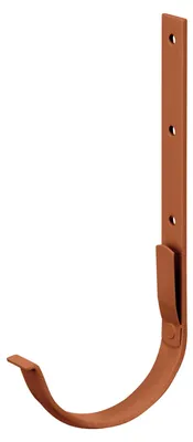 Produktbild von INEFA Dachrinnenhalter halbrund, Stahl NW150 / 150mm, Braun Rinnenhalter, Dachrinnenzubehör, einfache Steckmontage,  Germany