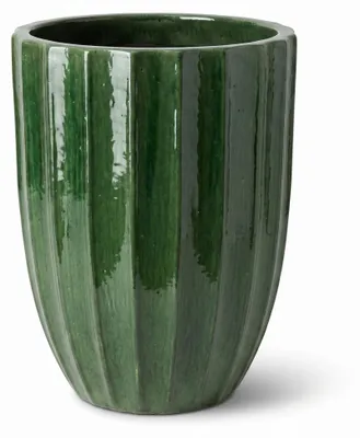 Zdjęcie produktu dla Doniczka ceramiczna Provencelia HUGO Dżunglowa zieleń, Ø36 cm x H50 cm, mrozoodporna