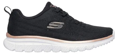 Immagine prodotto di Skechers Graceful 4.0, sneaker da donna, colore nero e rosa oro, taglia 39 EU