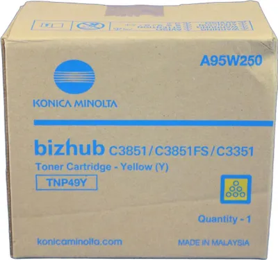 Produktbild von A95W250 KONICA TNP49Y Bizhub Toner