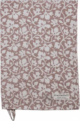 Produktbild von Krasilnikoff – Geschirrtuch KW12583 – Tangled Flowers, rose