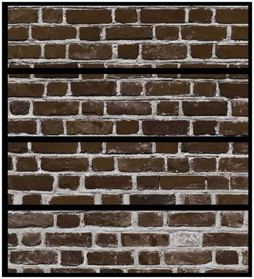 Produktbild von Wallario Möbelfolie / Aufkleber, geeignet für Ikea Malm Kommode mit 4 Schubfächern - Ziegelsteinwand in braun - Backsteine