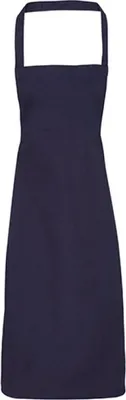 Produktbild von Premier Workwear PR102 | Baumwolle Apron (No Pocket) - 60 x 87 cm - Farbe: Navy (ca. Pantone 2766) - Größe: 60 x 87 cm