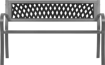 Obrázek produktu pro vidaXL Zahradní lavička černá 120 cm ocelová