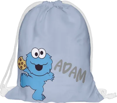 Produktbild von Kinder Turnbeutel mit Namen Beutel Fullprint Tasche Gymsac Jutebeutel Print Bag Fitness Cookie [010]