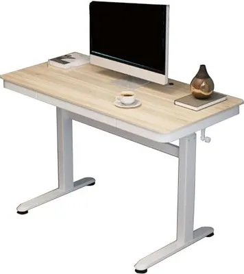 Produktbild von SIT SIT SIT STO VERFAHREN TEST, Emergonomic Stab Tischschublade Kurbelhebeschrittfreier Einstellbereich 76  121 cm/30  47,6 Zoll Gewinde Lochhöhe Ei
