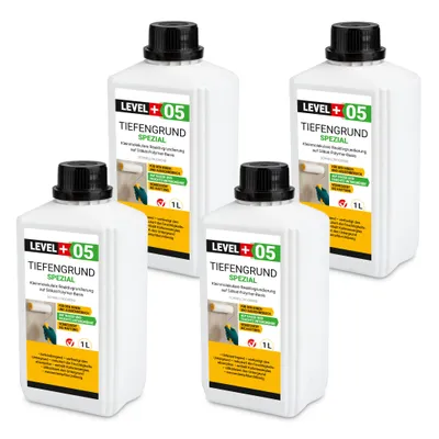 Produktbild von Tiefengrund LF Spezial 4L Wassergläser Grundierung Tiefgrund Wand Boden RM05