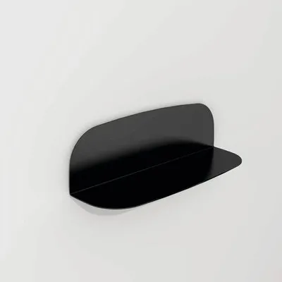 Produktbild von Metallablage Devo Oval BxHxT 30x9.1x9.1 cm schwarz