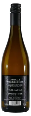 Produktbild von Schneider Weißburgunder "only Sansibar" Qualitätswein -trocken-