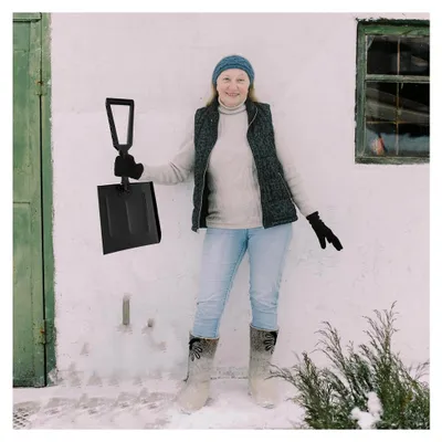 Produktbild von Faltbare Schneeschaufel für die Winterreinigung – Leichtes Schneeräumwerkzeug mit Tragetasche für den Außenbereich