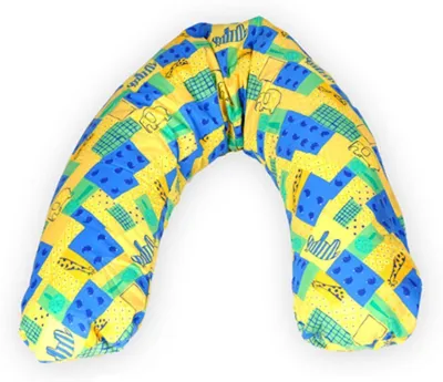 Produktbild von mex-trade-ug Stillkissen 160x30 cm Afrika Design – Für Stillen & Seitenschlaf, Allergikergeeignet, mit geräuscharmen, schadstofffreien Mikroperlen, flauschig & hautfreundlich