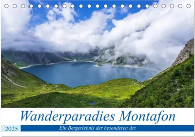Produktbild von Wanderparadies Montafon (Tischkalender 2025 DIN A5 quer), CALVENDO Monatskalender