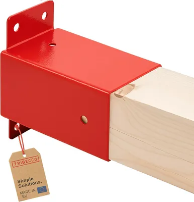 Immagine prodotto di TRIBECCO® Connettore Swing Connettore a parete Swing quadrato 90/90 mm (rosso)