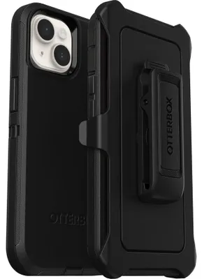 Produktbild von OtterBox Defender Robust Tasche (Halfter) Apple iPhone 13 Smartphone - Schwarz - Sturzsicher, Schmutzbeständiger Anschluss, Staubbeständiger Anschluss, Fusselbeständiger Anschluss, Abriebfest, Schmutzabweisend, Stoßfest - Gürtelclip
