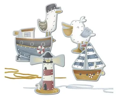 Produktbild von Little Dutch Stringing Cards Sailors Bay