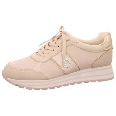 Produktbild von Tamaris Damen Sneaker Schnürung Plateau mehrfarbig 1-23727-42, Größe:39 EU, Farbe:Beige