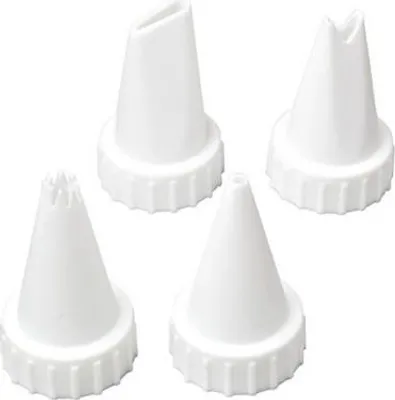 Produktbild von Spritztüllen-Set 4-teilig Kunststoff