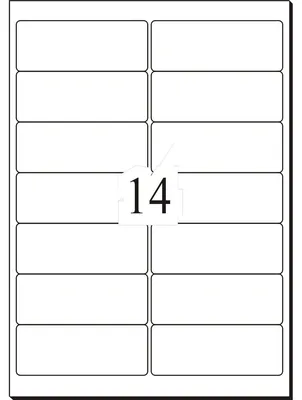 Produktbild von SIGEL LA321 abgerundete Adress-Etiketten, 99,1 x 38,1 mm, weiß, 350 Etiketten
