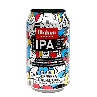Immagine prodotto di Birra Mahou Session IPA 4.5% Lattina 33cl Cerveza