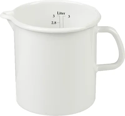 Produktbild von RIESS 0350-033, 3 l, ml, Weiß, 160 mm, 160 mm, 170 mm