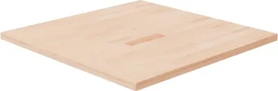 Obrázok produktu pre Štvorcová stolová doska 70x70x2,5 cm neošetrený dubový masív