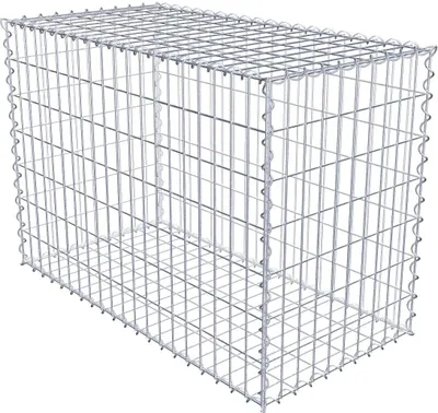Produktbild von Gabione 100 cm x 70 cm x 50 cm (L x H x T), Maschenweite 5 cm x 10 cm, Spirale