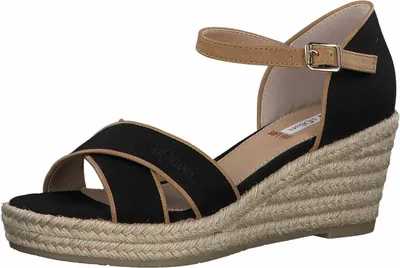 Produktbild von S.OLIVER [WOMEN] 5-5-28307-26/001 BLACK Keilsandaletten  FS 2021, Spocc:38