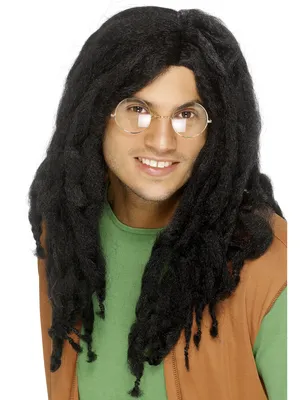 Produktbild von Jamaika Rasta Dreadlocks-Perücke schwarz
