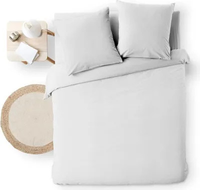 Image de Parure de lit - PROMO LINGE - Meline - Coton - Blanc