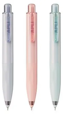 Produktbild von Gel-Ministift "Pocket Gel", verschiedene Pastellfarben, 0,5 mm, Squeeze-Mechanik, 3 Stück, APLI 20499