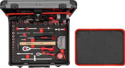 Produktbild von GEDORE red R46007138 Werkzeugsatz ALLROUND im ALUKOFFER, 3300189
