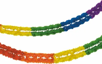 Produktbild von PAPSTAR Großraumgirlande "Rainbow" 10 Meter Durchmesser 160 mm aus Papier