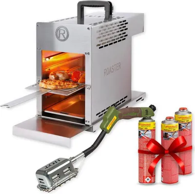 Produktbild von ROTHENBERGER Industrial THERMO ROASTER TO GO Gasgrill inkl. 3 x Multigas 600 ml + Handy Roaster - 1500004410