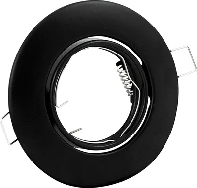Immagine prodotto di Lampada da incasso orientabile rotonda nera OPIN 306418 Polux