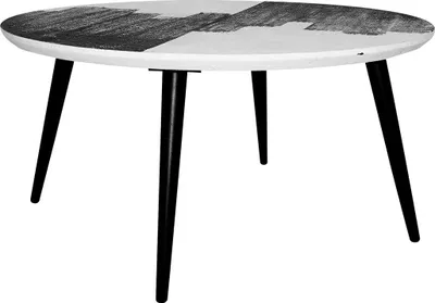 Zdjęcie produktu dla Abstrakcyjny stolik kawowy - wys. 38 cm