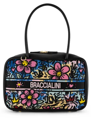 Produktbild von Braccialini Jacquard Kompakt und vielseitig vereint diese Henkeltasche aus der