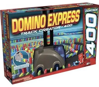 Image de Domino express track creator + 400 dominos - champion race - goliath - 381029 - jeu construction