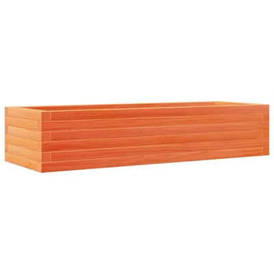 Produktbild von vidaXL Pflanzkübel Wachsbraun 110x40x23 cm Massivholz Kiefer