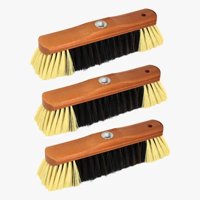 Produktbild von 3 Stück Coronet 220377 Stubenbesen Zimmerbesen Besen Holz Haarmischung 28 cm