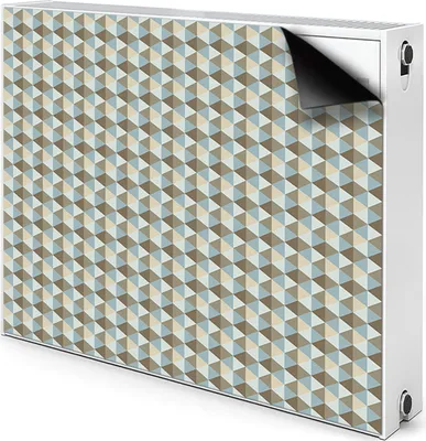 Produktbild von Magnet Radiator Magnet Mat Heizkörperverkleidung Heizkörper-Abdeckung Heizung 80x60 cm  - Retro, Illusion