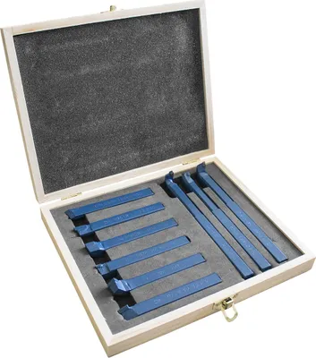 Produktbild von GÜDE Drehmeissel-Set 9-teilig Drehmeißel in Holzbox
