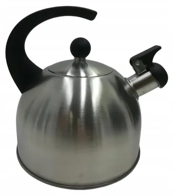 Produktbild von Brunbeste Traditioneller Wasserkocher Edelstahl 2 L mit Pfeife