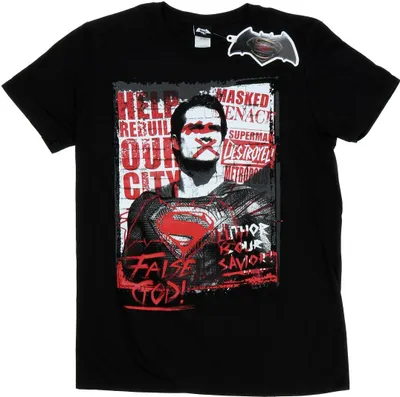 Produktbild von DC Comics - "False God" T-Shirt für Herren BI15936 (S) (Schwarz)